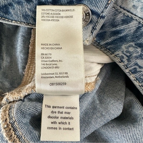 Free People Naomi Printed Flare High Rise Jeans - Picture 9 of 9